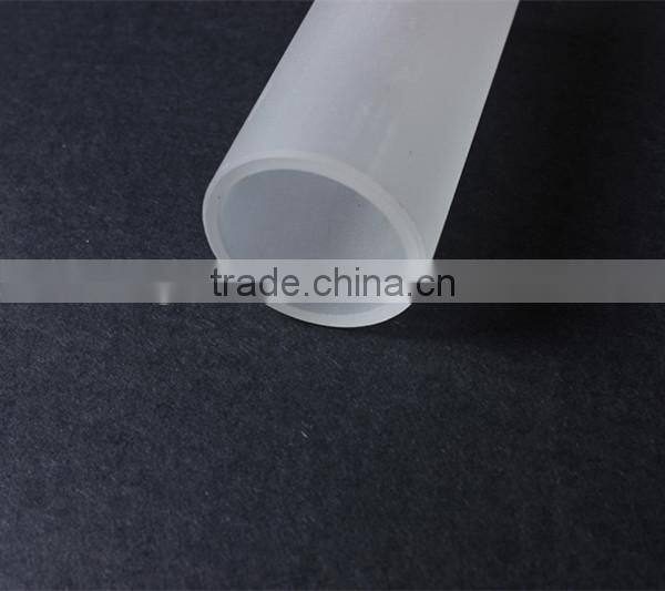 partial frosted oblique pyrex glass tube for lighting,glass lamp shade