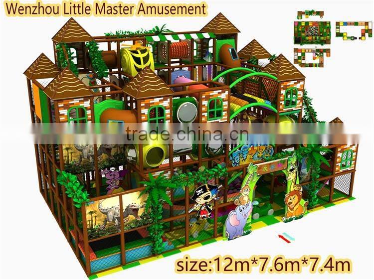 (LM-H29)2016 new amusement park kids jungle theme kids indoor playground for sale