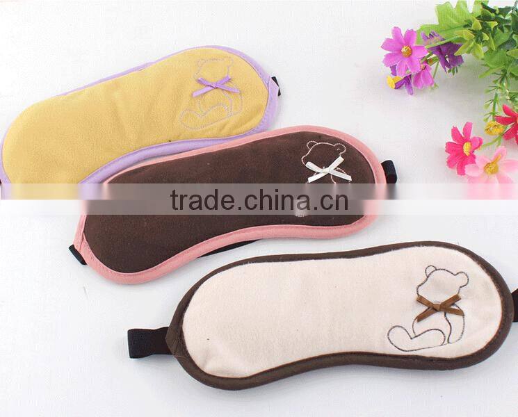 lovely eye cover for sleeping with cute bear