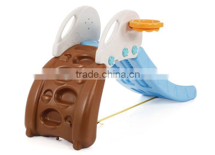 New design Indoor Plastic Foldable Slide