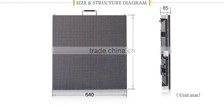 Aluminum alloy indoor ultra thin led display frame for rental