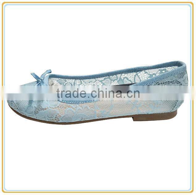 2015 new design girl sexy lace ballerina women soft sole no lace casual shoes