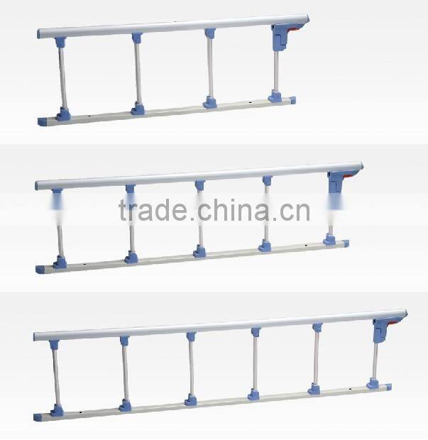 collapsible hospital bed railing