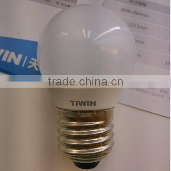 TUV GS CE ROHS 220V 240V Warm White Cool White APPROVED 3W 2700k E27 LED Bulb Light