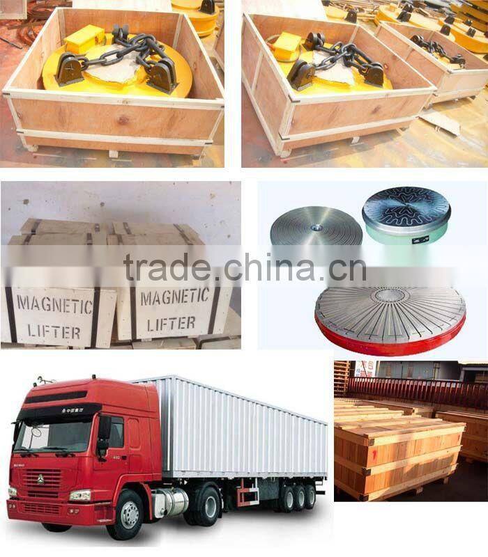 High efficient electric crane lifting magnet for sale,magnetic lifter