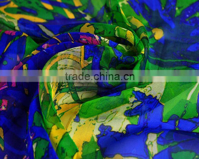 digital printing on chiffon fabrics