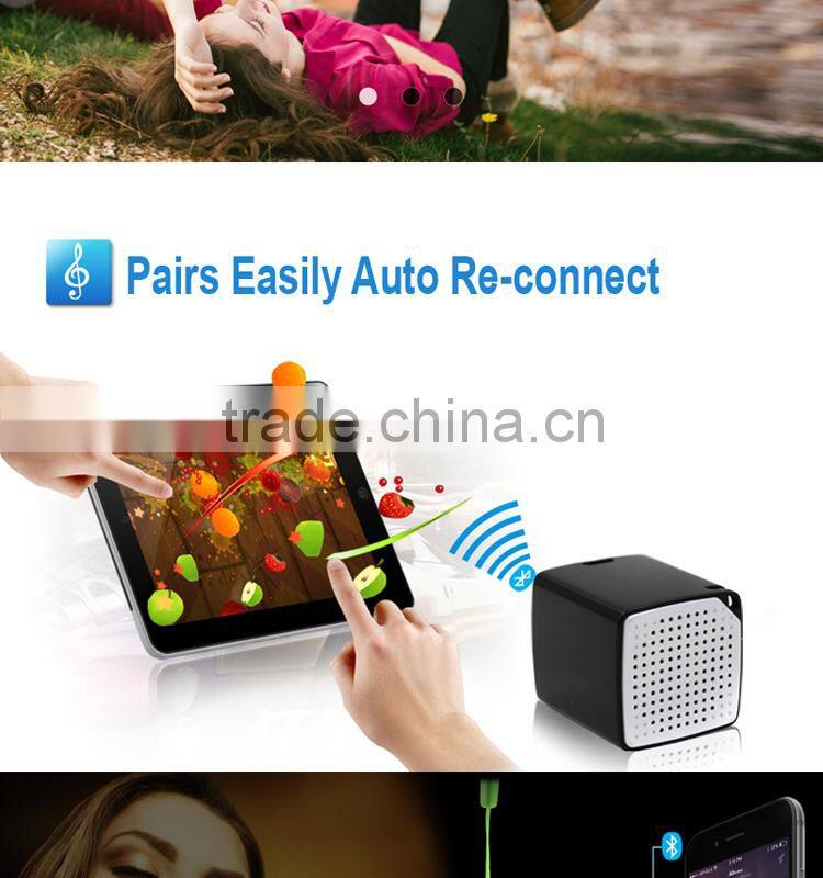 New portable high quality wireless speaker, amazing mini bluetooth speaker with logo