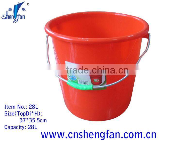 plastic strong bucket 28L
