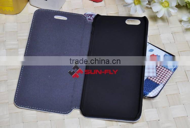 2015 NEW sublimation film cover for iphone 6 OEM leather phone case cover