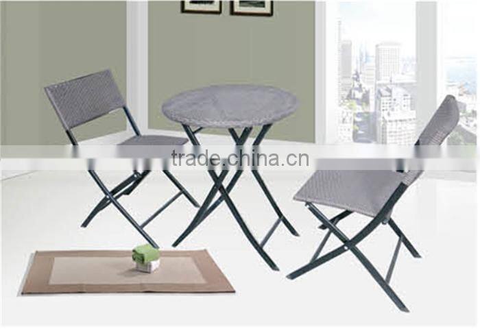 Wicker chairs and table dining set cube set hotel furniture