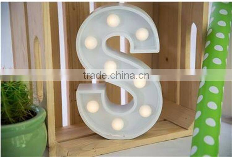 2016 new led vintage light letter,high quality led letters for wedding