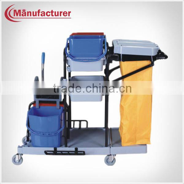 Removable Laundry Service Trolley/Utility Maid Cart/Housekeeping Cleaning Equipment