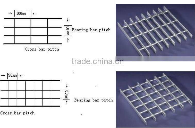 flooring steel grating/platform galvanized steel grating(supplier)