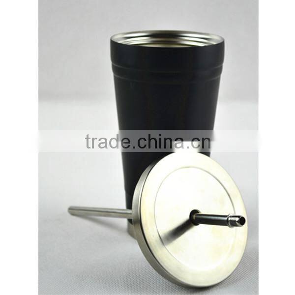 18oz stainless steel tumbler with straw