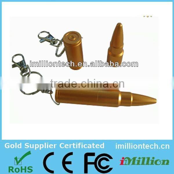 Metal bullet usb 3.0 flash drive 16GB,logo usb 3.0 pendrive,Gold usb 3.0 disk