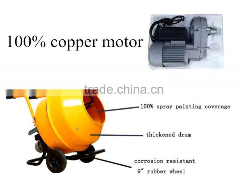 Electric Small Industrial Concrete Mixer Cement Mixer For Construction Building