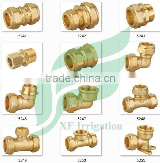 Brass 90 degree Ferrule Male Elbow