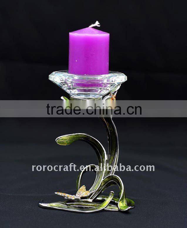 gift pewter design candle holder