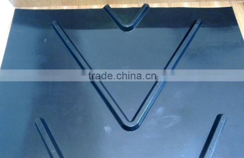 cleat hight 15mm EP fabric chevron conveyor belt