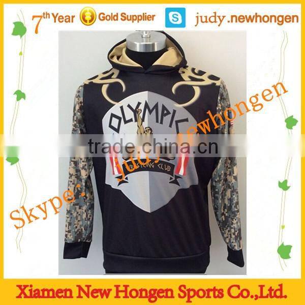 digital print plain black hoodies, his and hers hoodie