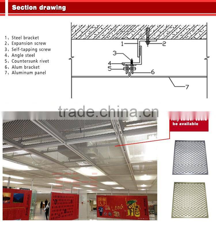 Fireproof building materials aluminum mesh panel