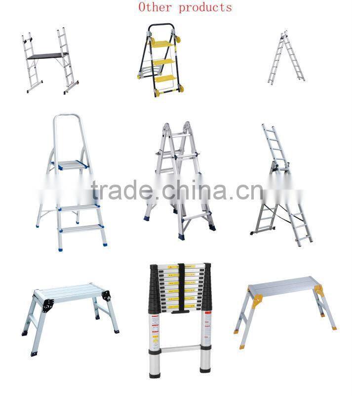 Aluminum Platform Drywall Step Up Folding Work Bench Stool Ladder
