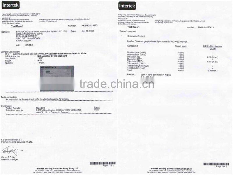 color Non-woven fabric rice bag/Laudry bag in roll