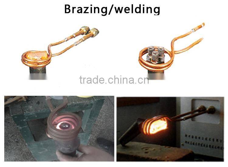 Shaft quenching induction heating machine