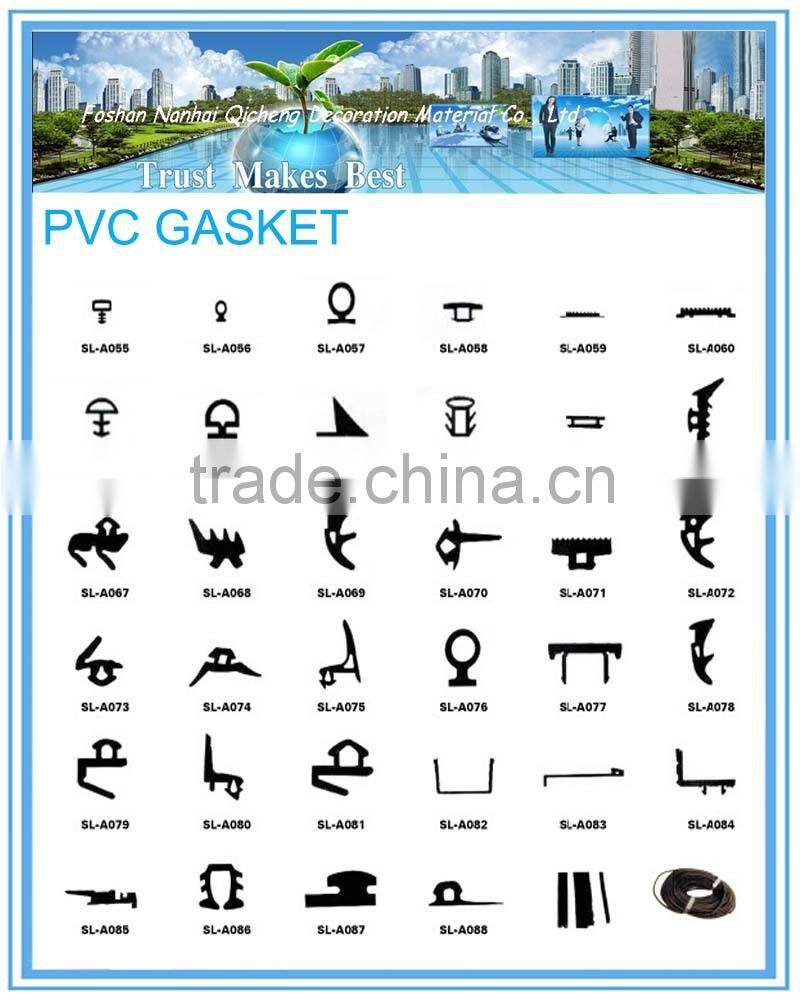 Slot type PVC sealing strip sound insulation strip