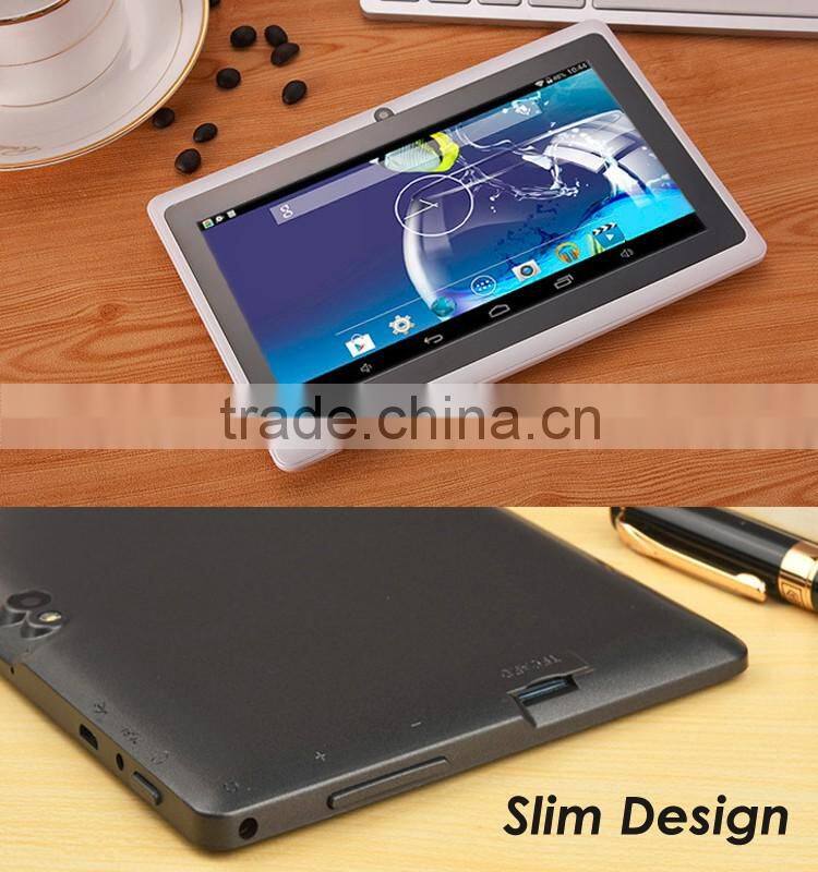 Factory wholesale Q88 tablet pc in A33 quad core