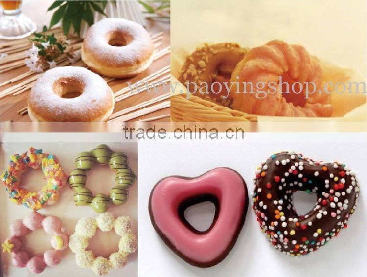 4pcs Commercial Use Non-stick 110v 220v Electric 10cm Flower Heart Cruller Ring Donut Maker
