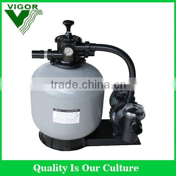 Vigor popular swimming pool product,sand filter combo,fiberglass water filter