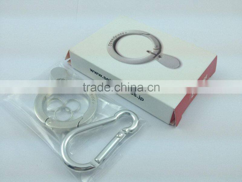 Fashion stainless steel wire gate carabiner,thin carabiner,stainless steel wire key ring carabiner