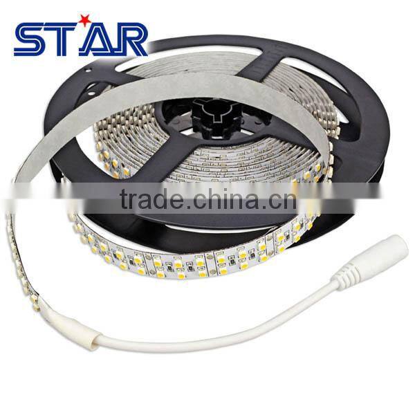 Flexible LED Strip Light 3528 Warm White 240led/m DC12V non waterproof LED Indoor Lighting Solution