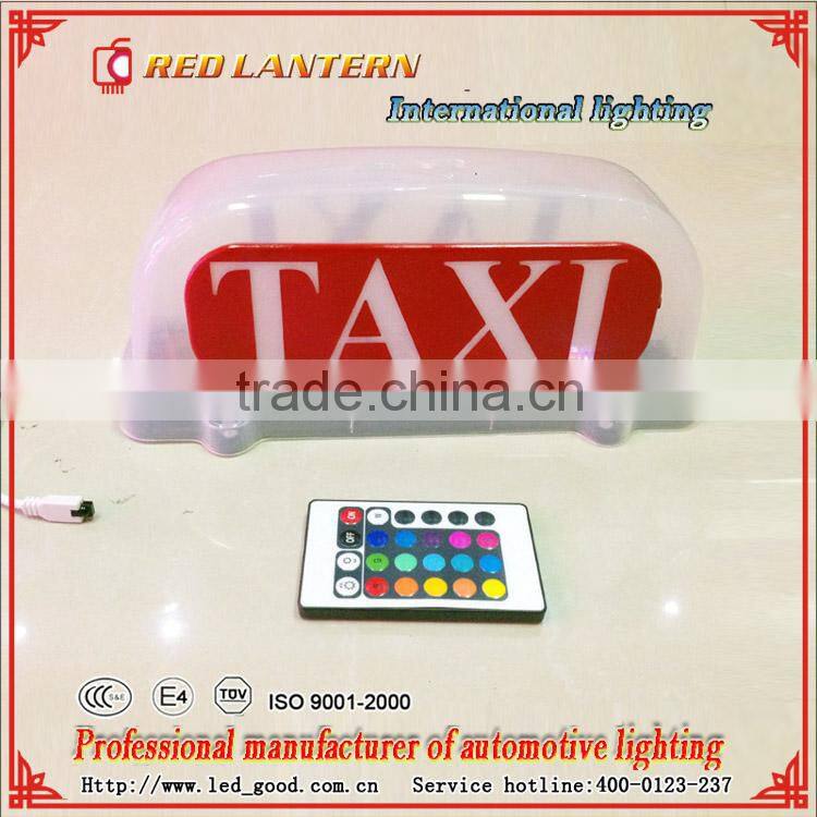 The taxi lights LED advertising