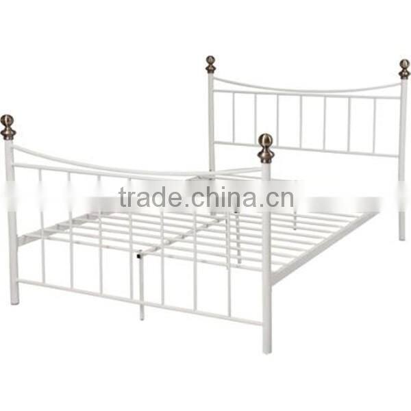 modern iron king bed furniture for bedroom