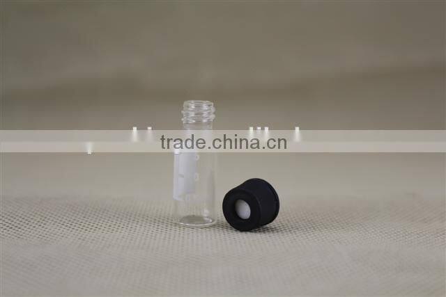 1ml 1.5ml 2ml sampel size pharmacy glass vial with screw cap