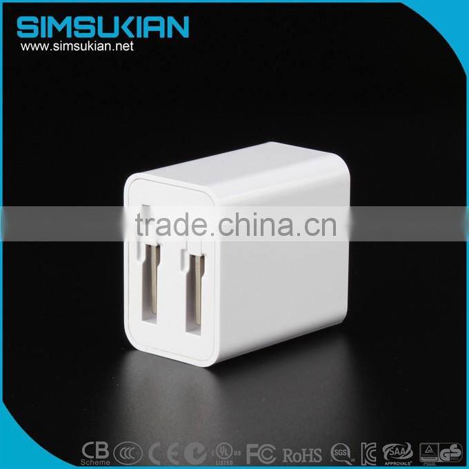 AC DC power adapter 5v 2a usb travel charger with UL certifications energy efficiency VI