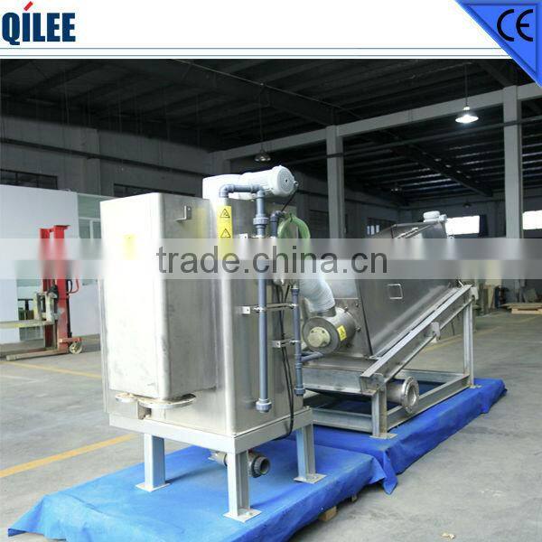 large sewage water treatment equipment stainless steel screw filter press