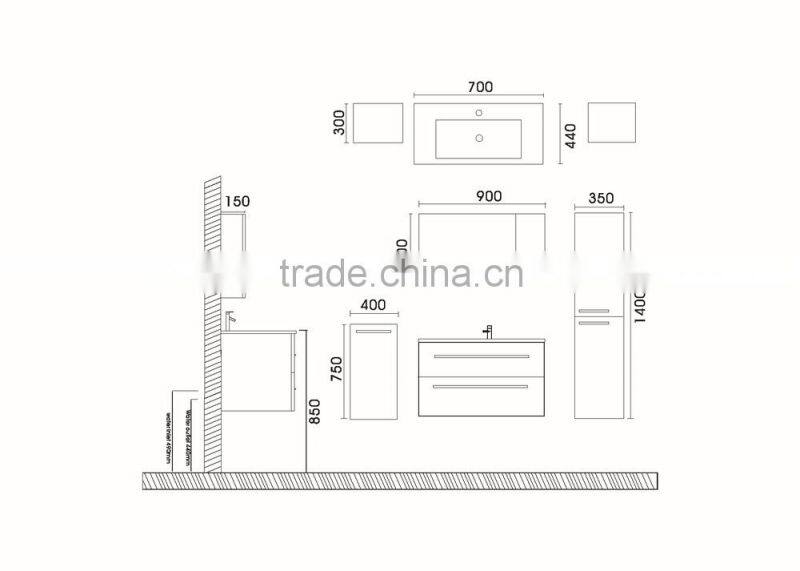 CRW GYB01 Waterproof Bathroom Furniture