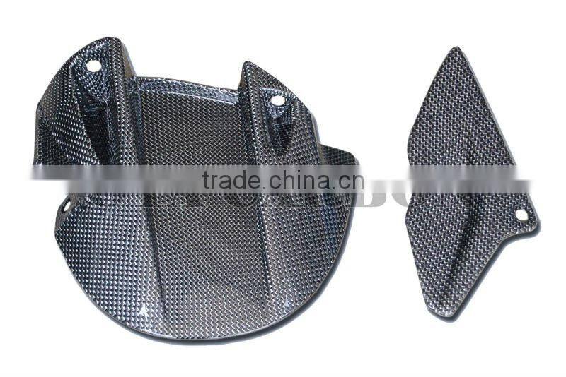 Carbon Fiber Key Hole Cover Silver Mesh