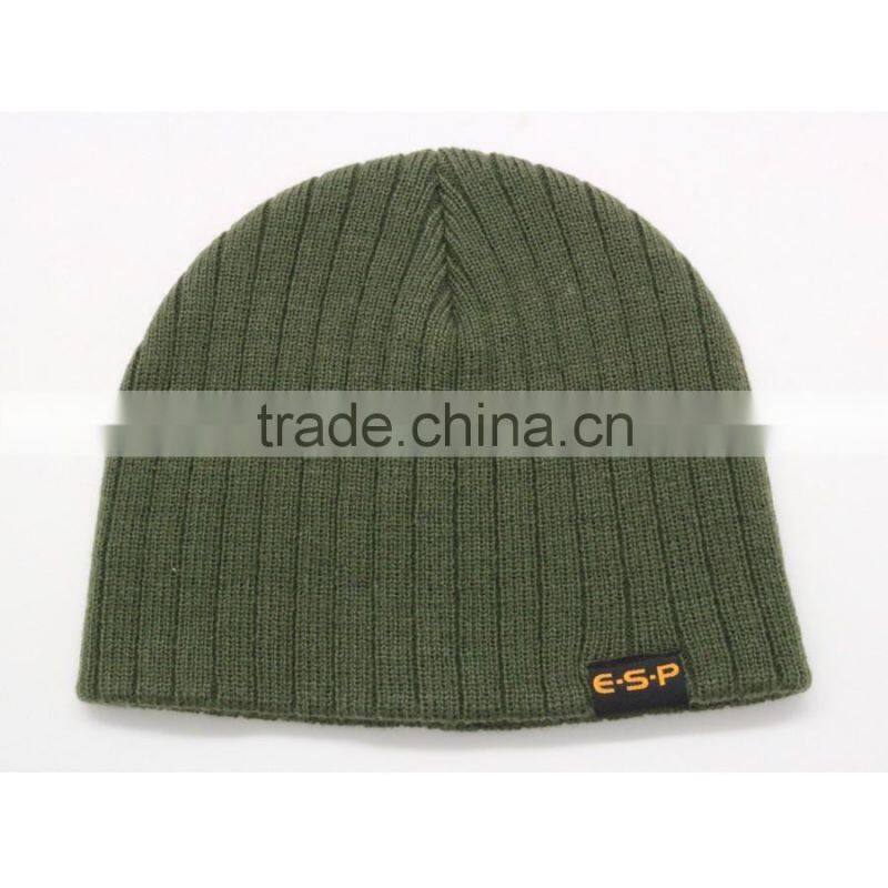 Good quality blank knitted caps winter beanie hats