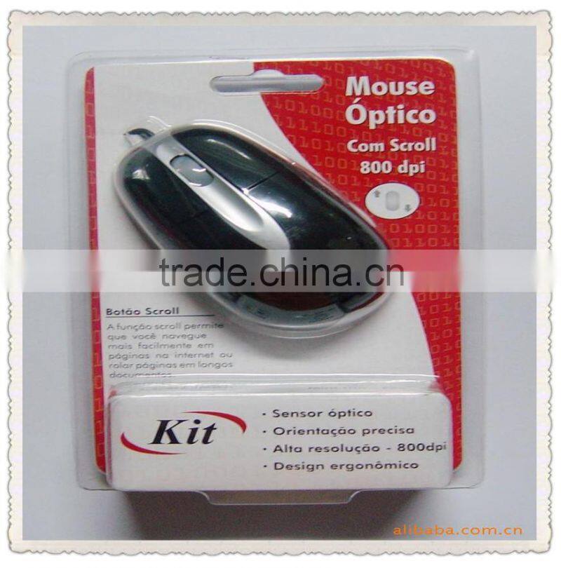 2015 Hot-sale Plastic Blister Packaging For Computer Mouse