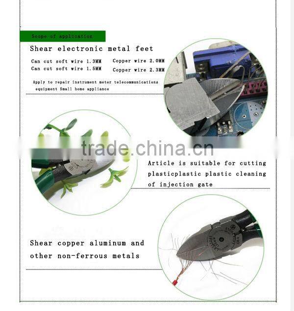 flush plastic pliers Chrome vanadium plastic cutting nippers