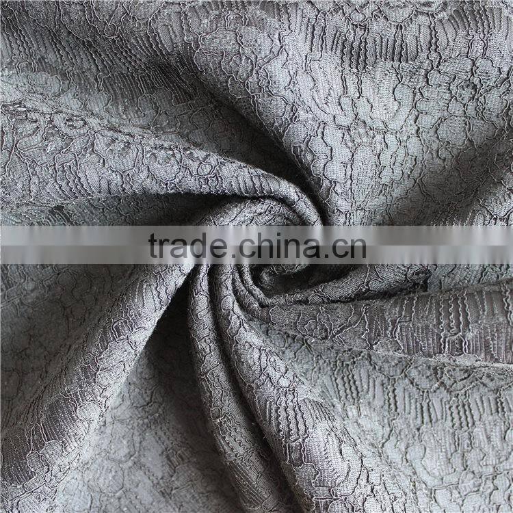 2016 latest cotton nylon polyester synthetic fabric eyelash lace fabric wholesale