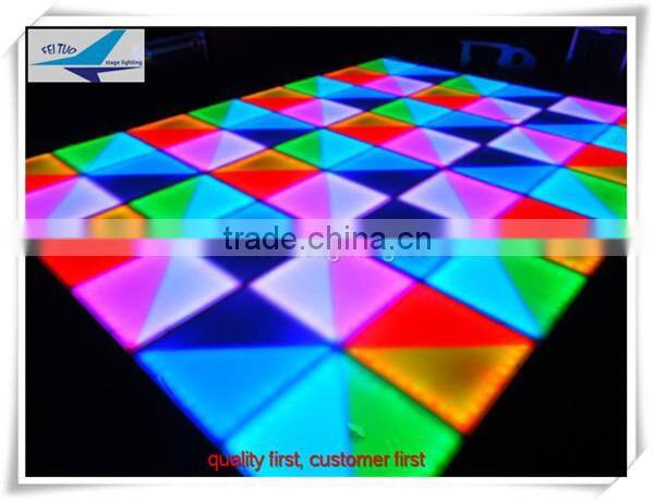 High cost performance disco floor 432 pcs acrylic dance floor, make led dance floor