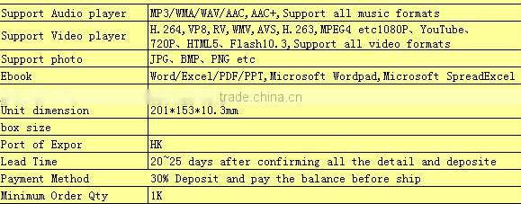 A20 8 inch android tablet pc