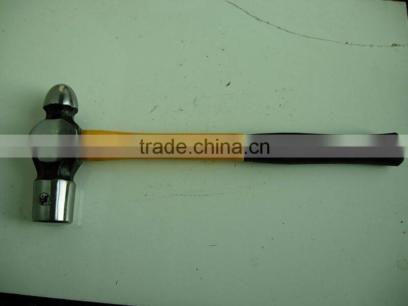 british type ball peen hammer with steel tubular handle in linyi/good sales hammer in linyi