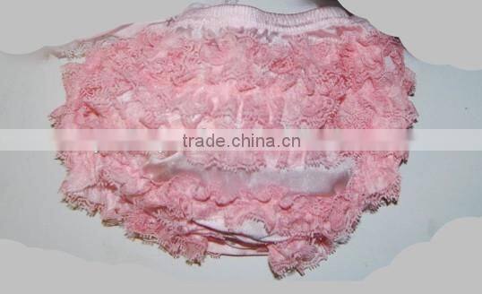 Wholesale baby infant lace ruffle bloomers boutique good looking baby bloomers Infant Cotton Shorts/Bloomer Beautiful Multicolor