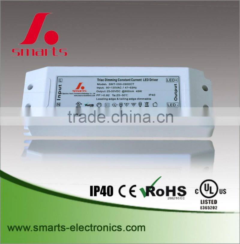 led driver UL ETL FCC listed ac dc Triac dimmable driver 36W 12V